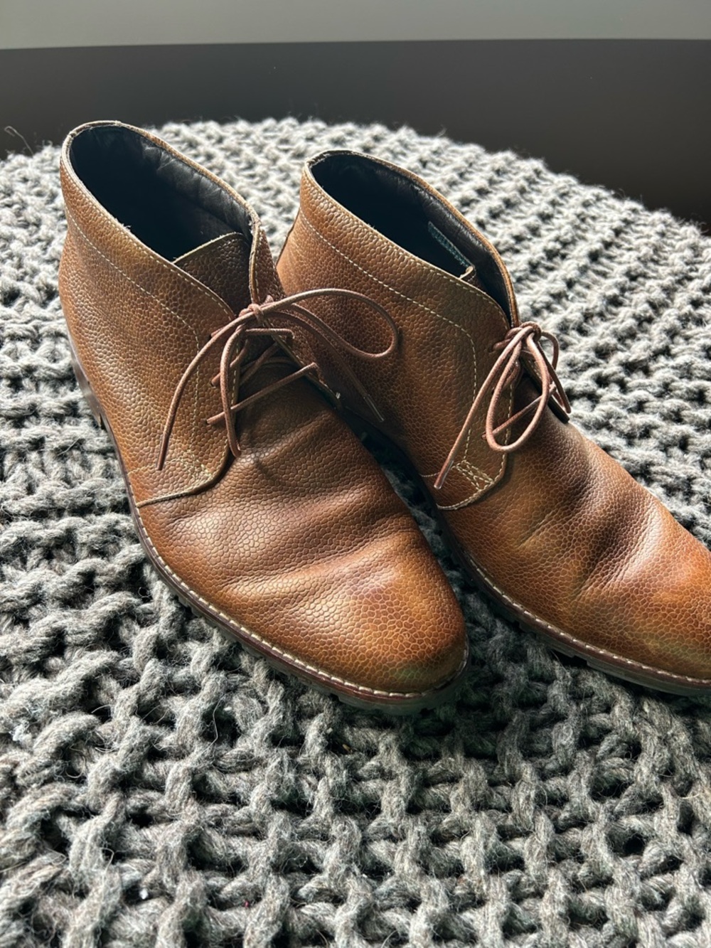 Men's Brown Leather Chukka Boots — Refined Lace-Up Comfort